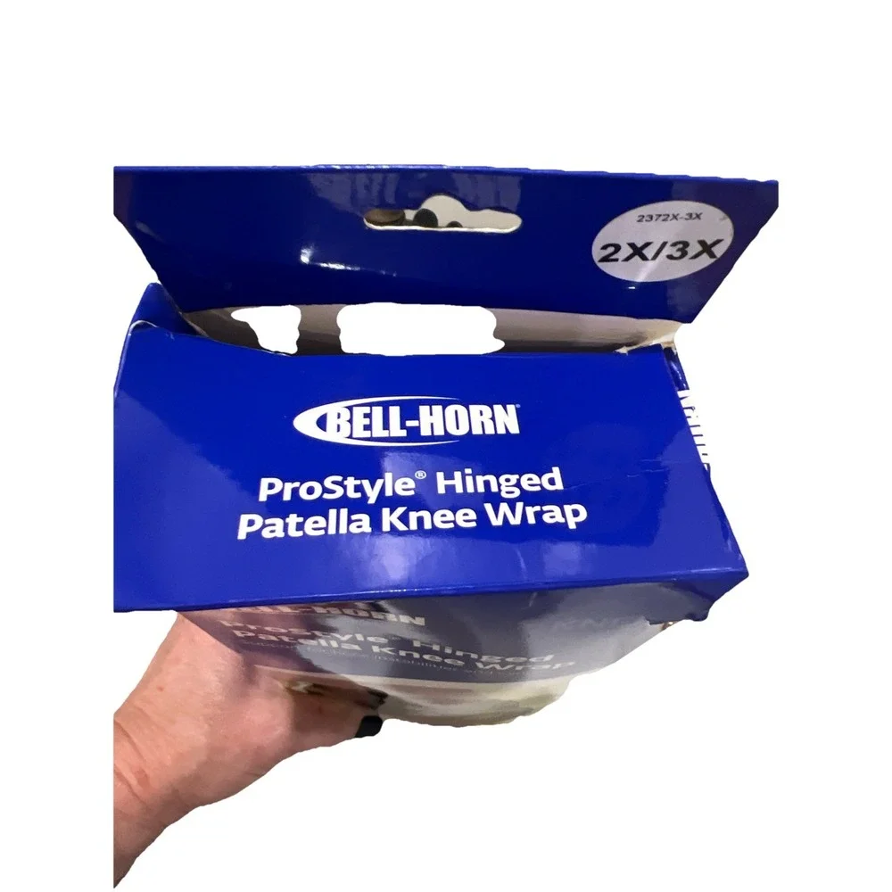 Bell Horn One Size Universal ProStyle Hinged Knee Supper Wrap Open Patella New